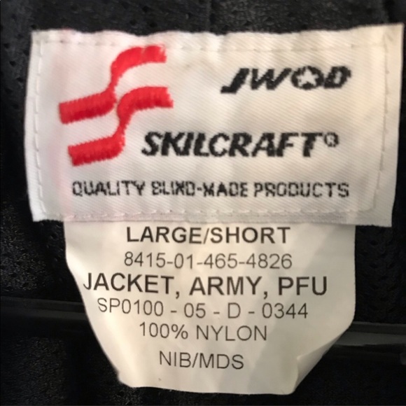 JWOD Skilcraft Army Windbreaker Jacket - Picture 7 of 11